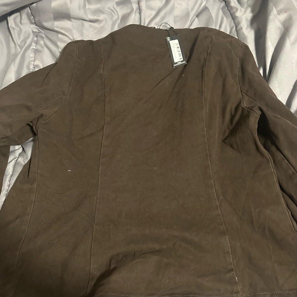 PrettyLittleThing Brown Blazer